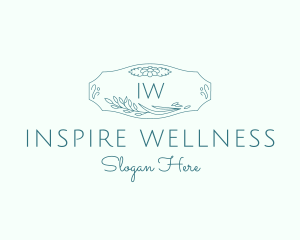 Nature Floral Wellness Spa logo design