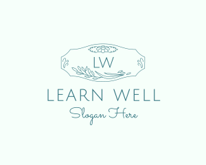 Nature Floral Wellness Spa logo design