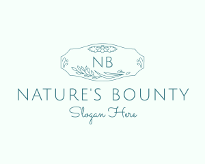 Nature Floral Wellness Spa logo design