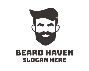 Beard Man Salon logo design