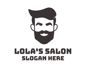 Beard Man Salon logo design