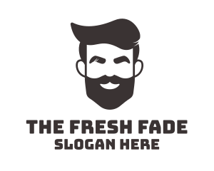 Beard Man Salon logo design