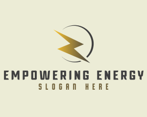 Electric Lightning Letter Z logo design