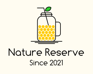 Natural Honey Drink  logo design