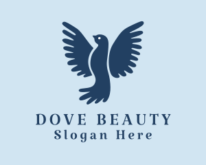 Dove Avian Bird Christianity logo design