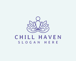 Yoga Spa Meditation logo design