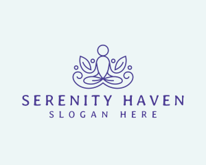 Yoga Spa Meditation logo design