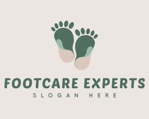 Earthy Foot Massage logo design