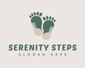 Earthy Foot Massage logo design