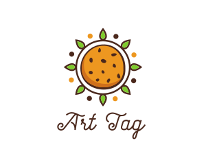 Vegan Sun Cookie logo design