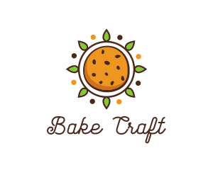 Vegan Sun Cookie logo design