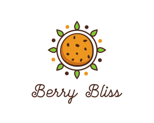 Vegan Sun Cookie logo design