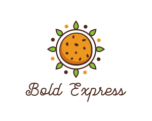 Vegan Sun Cookie logo design