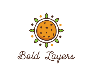 Vegan Sun Cookie logo design