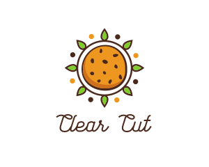 Vegan Sun Cookie logo design