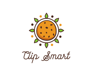 Vegan Sun Cookie logo design