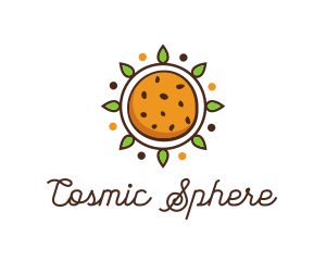 Vegan Sun Cookie logo design