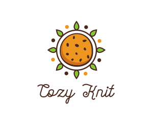 Vegan Sun Cookie logo design