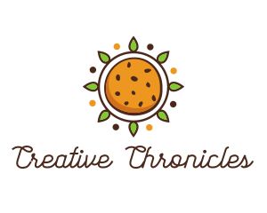 Vegan Sun Cookie logo design