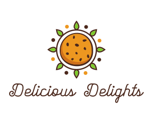 Vegan Sun Cookie logo design