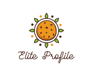 Vegan Sun Cookie logo design