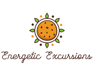 Vegan Sun Cookie logo design