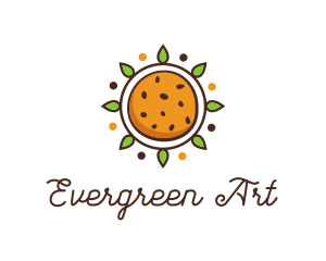 Vegan Sun Cookie logo design