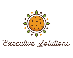 Vegan Sun Cookie logo design