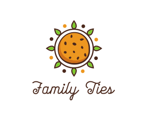 Vegan Sun Cookie logo design