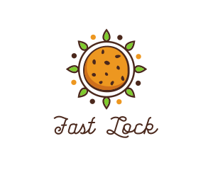 Vegan Sun Cookie logo design