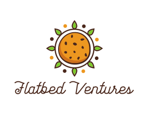 Vegan Sun Cookie logo design