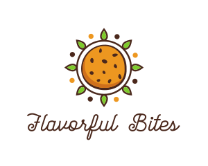 Vegan Sun Cookie logo design