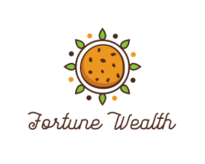 Vegan Sun Cookie logo design