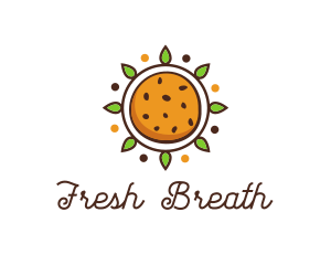 Vegan Sun Cookie logo design