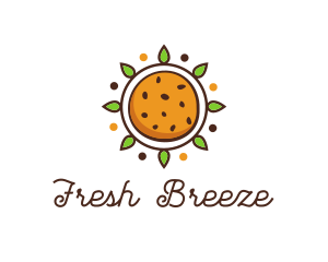 Vegan Sun Cookie logo design