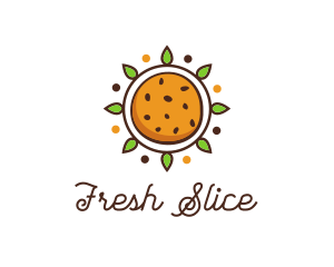 Vegan Sun Cookie logo design