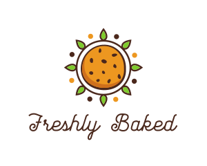 Vegan Sun Cookie logo design