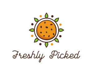 Vegan Sun Cookie logo design