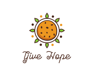 Vegan Sun Cookie logo design