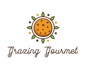 Vegan Sun Cookie logo design