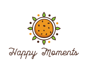 Vegan Sun Cookie logo design