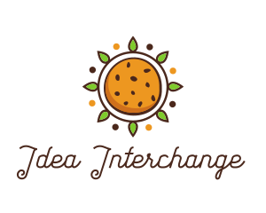 Vegan Sun Cookie logo design