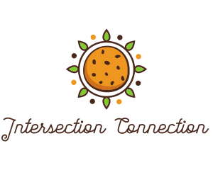 Vegan Sun Cookie logo design