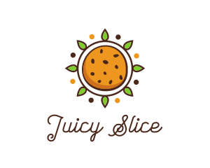 Vegan Sun Cookie logo design