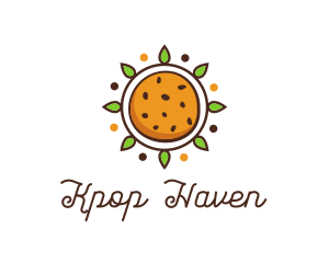 Vegan Sun Cookie logo design