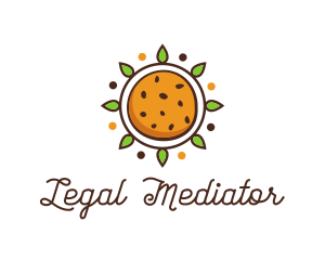 Vegan Sun Cookie logo design