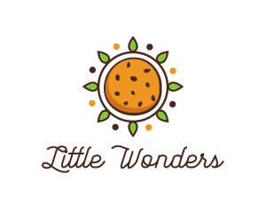 Vegan Sun Cookie logo design