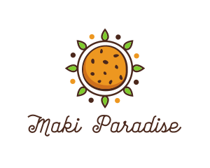 Vegan Sun Cookie logo design