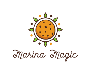 Vegan Sun Cookie logo design