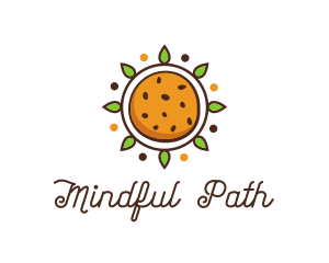 Vegan Sun Cookie logo design